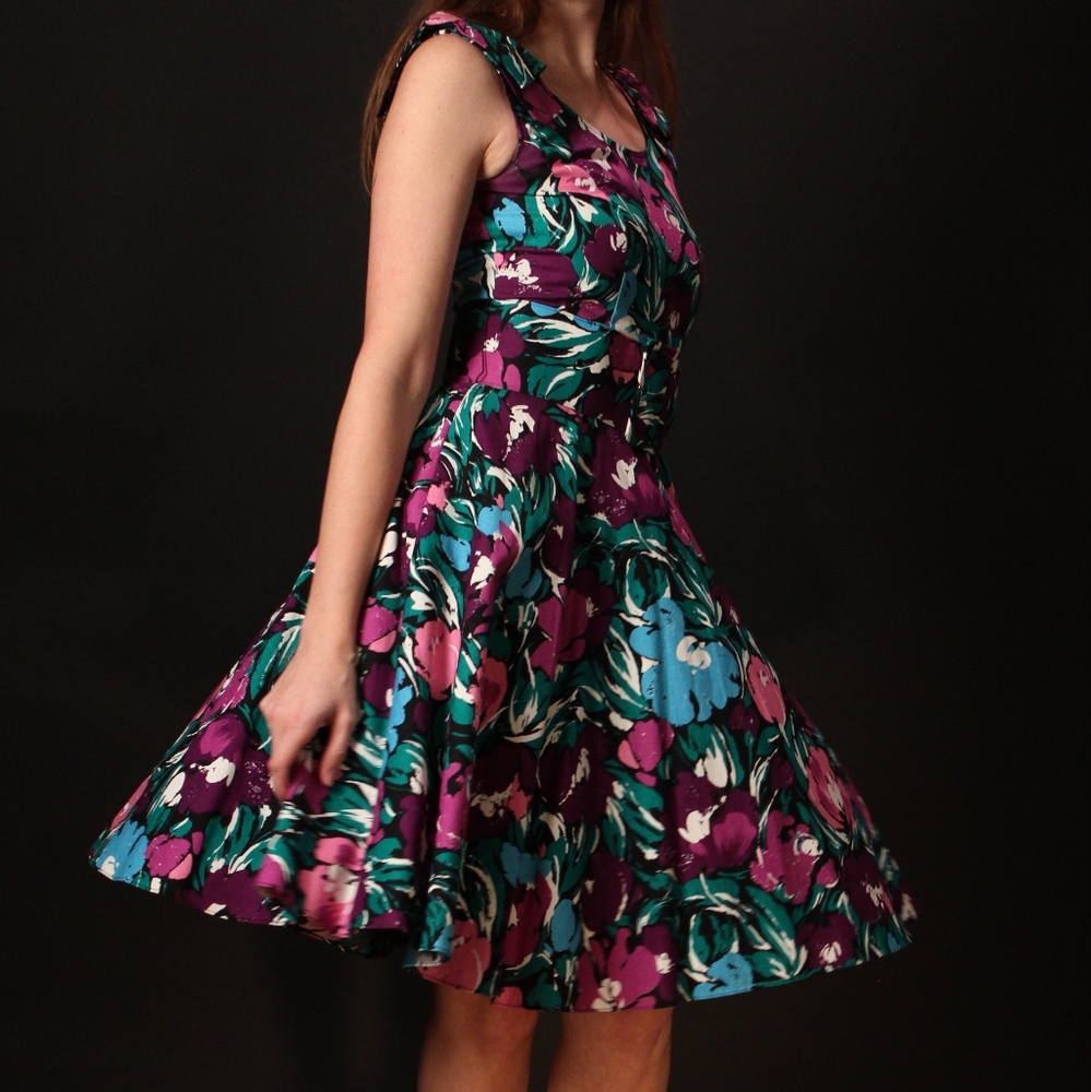 Vintage floral dress